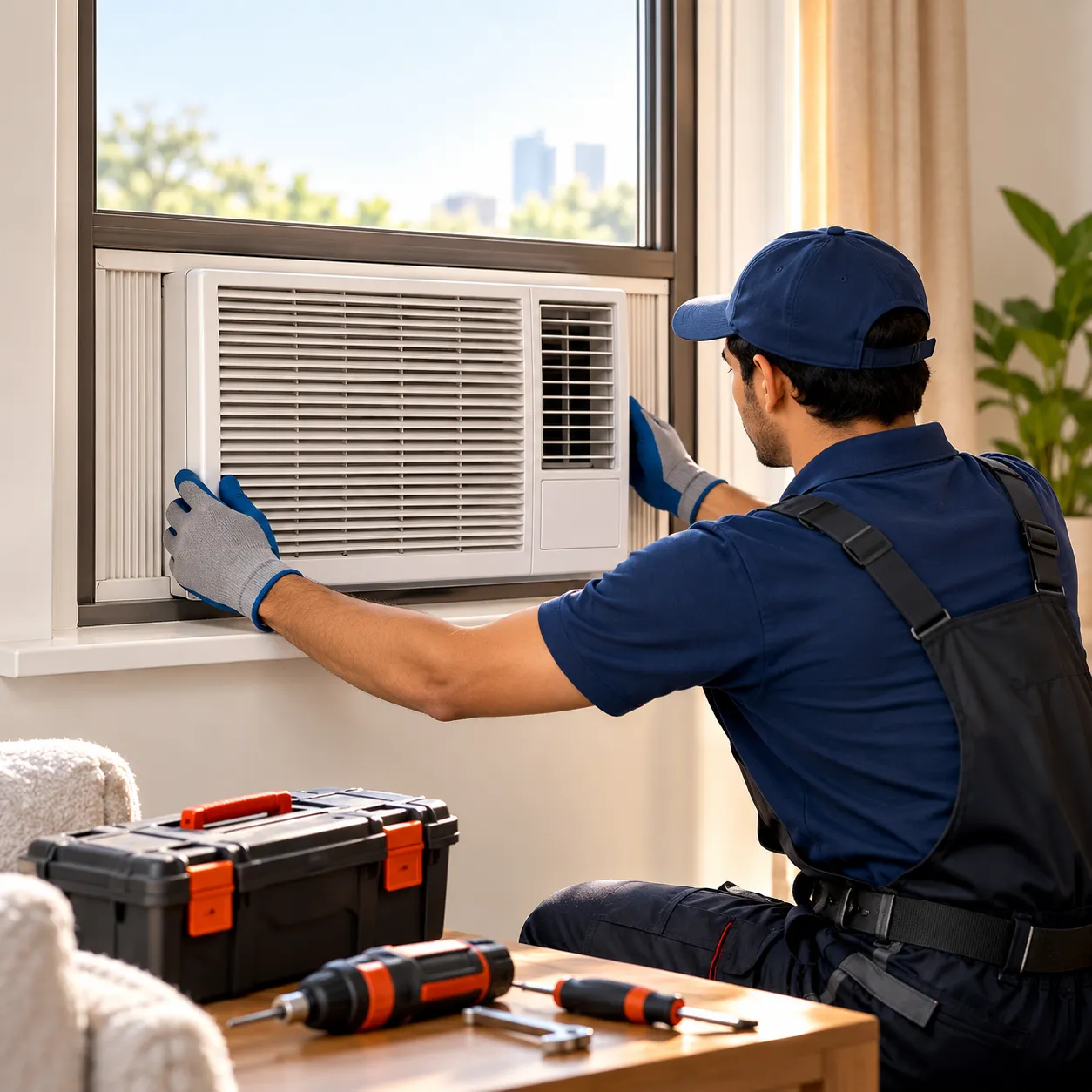 Window AC Installation