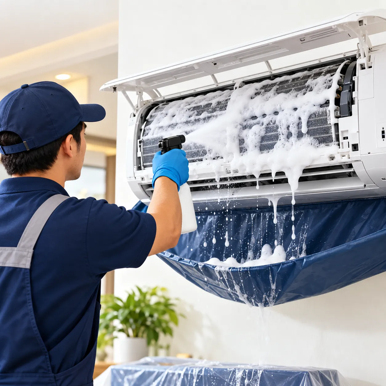 AC Foam Cleaning
