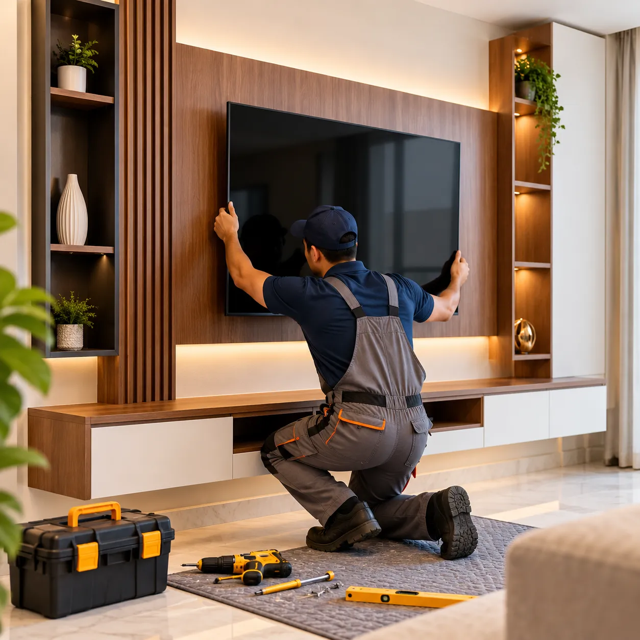 TV Unit Installation
