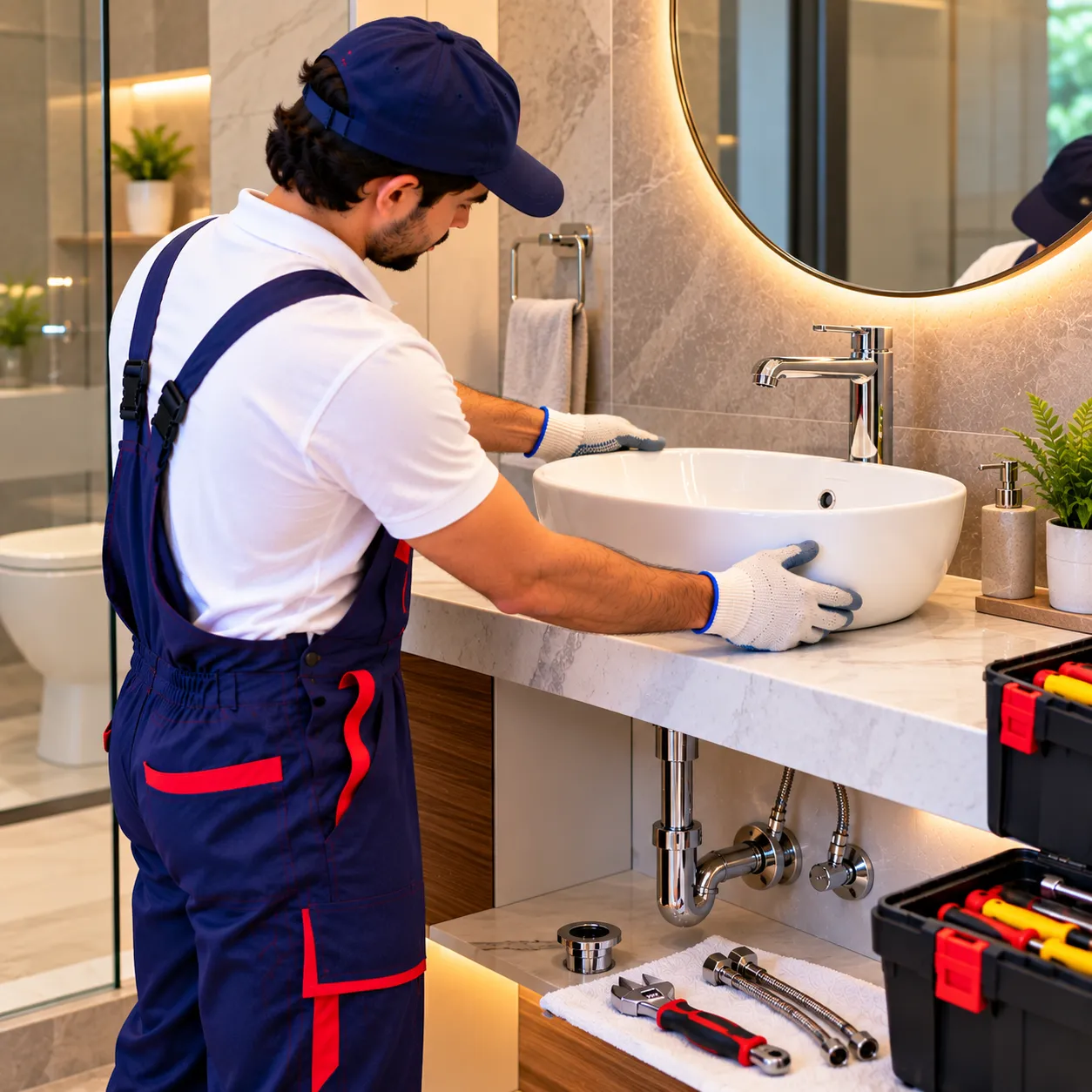 Wash Basin Installation