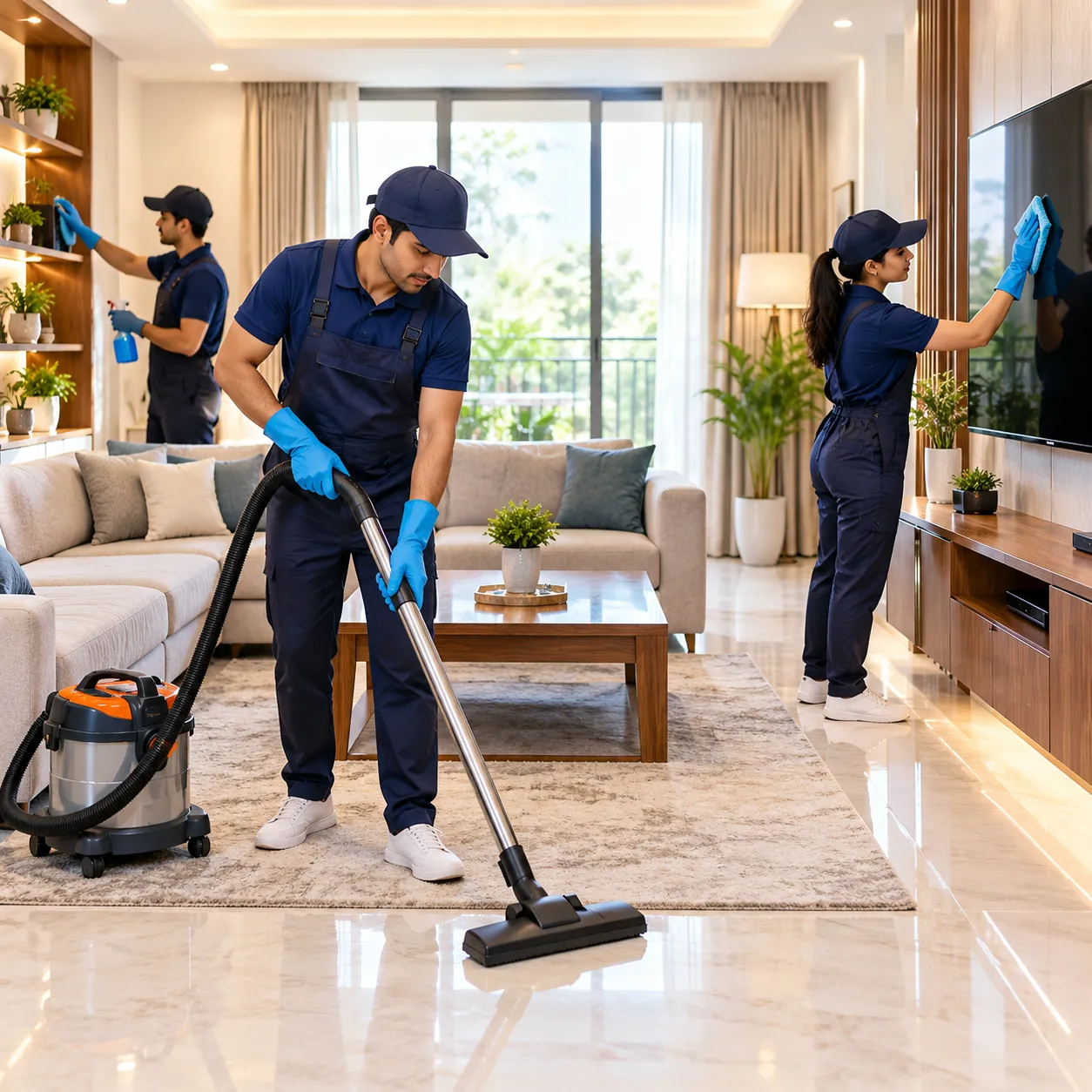 Living Room Cleaning