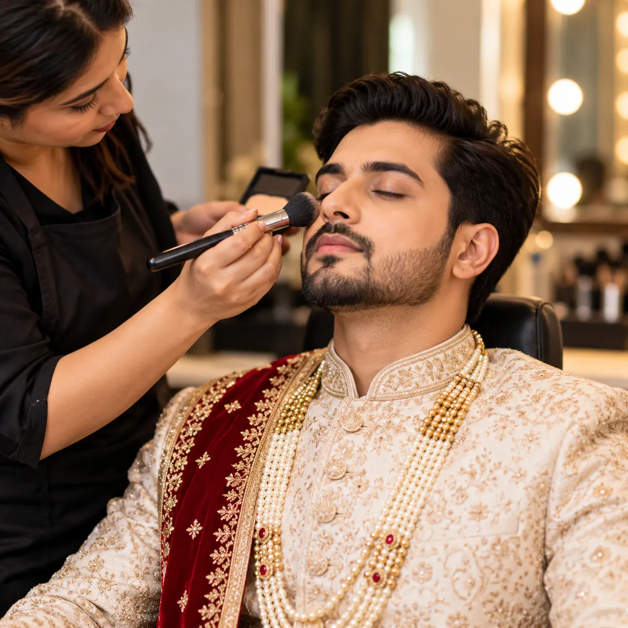Groom Makeup
